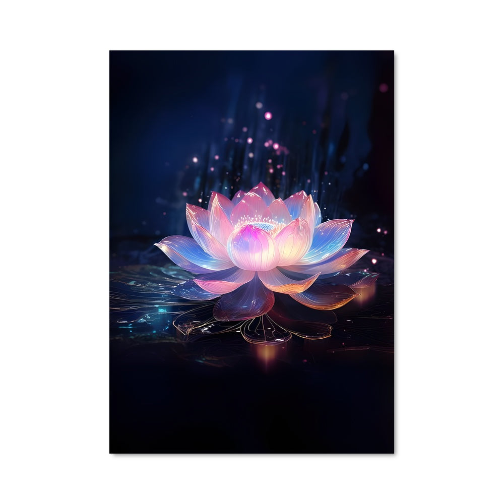 Poster Lotus Éthéré