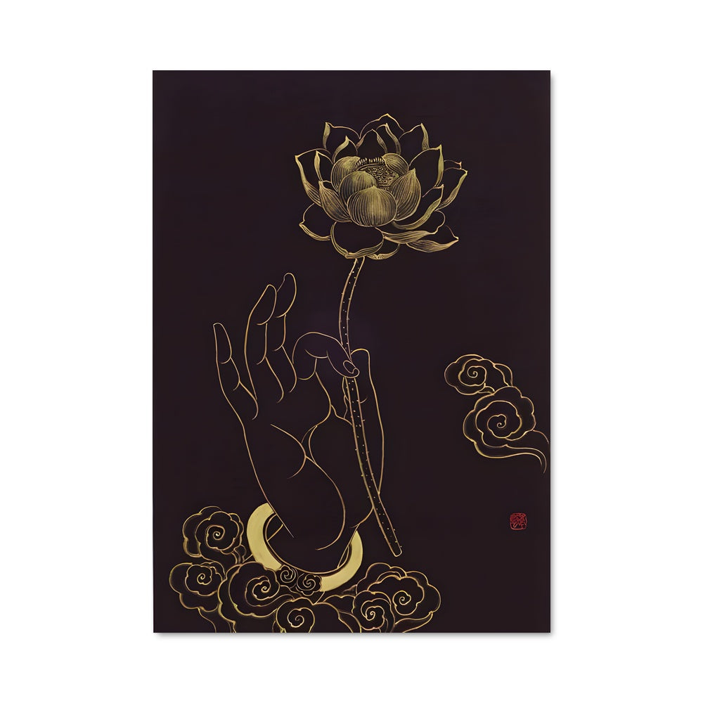 Poster Lotus flower 16047