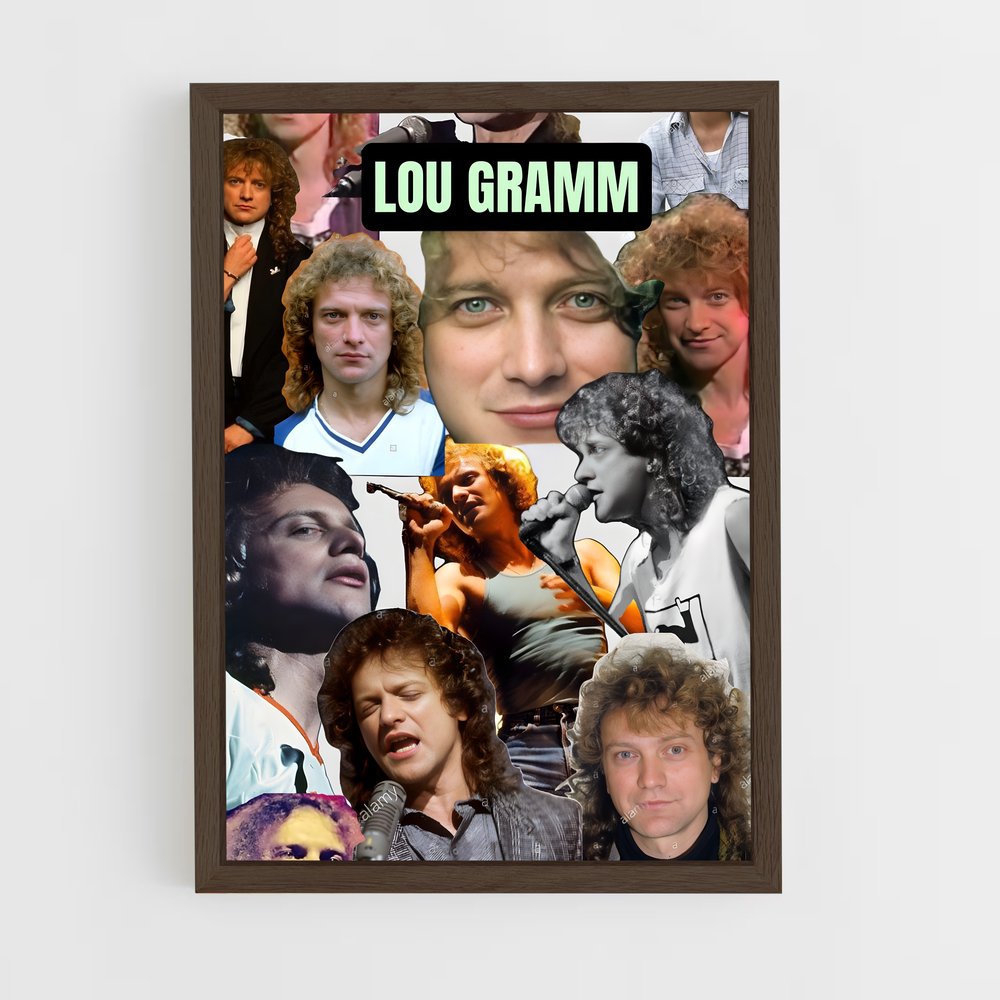 ap-lou gramm-2 cadre Bois foncé