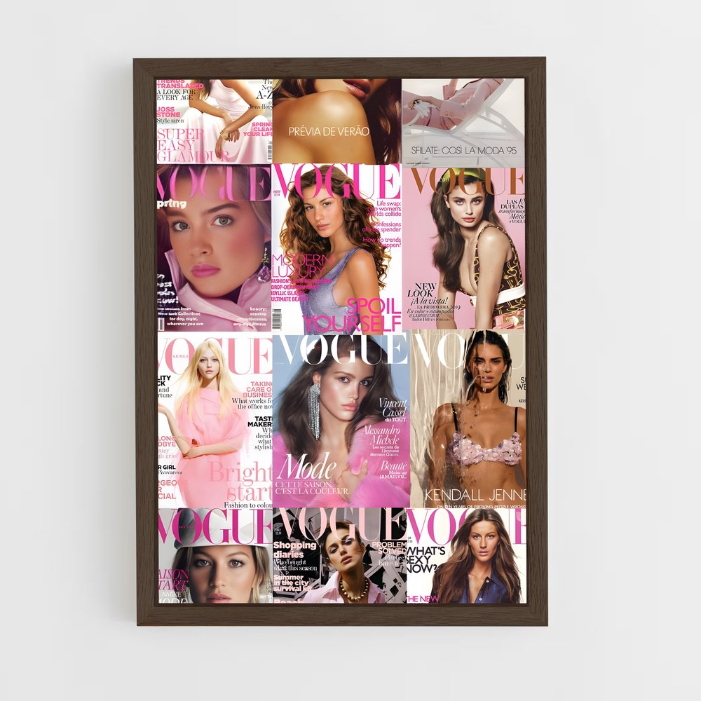 ap-magazines-1 cadre Bois foncé