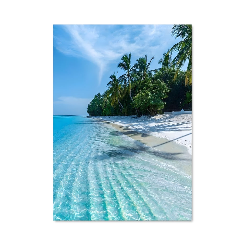 Poster Maldives beach 94458