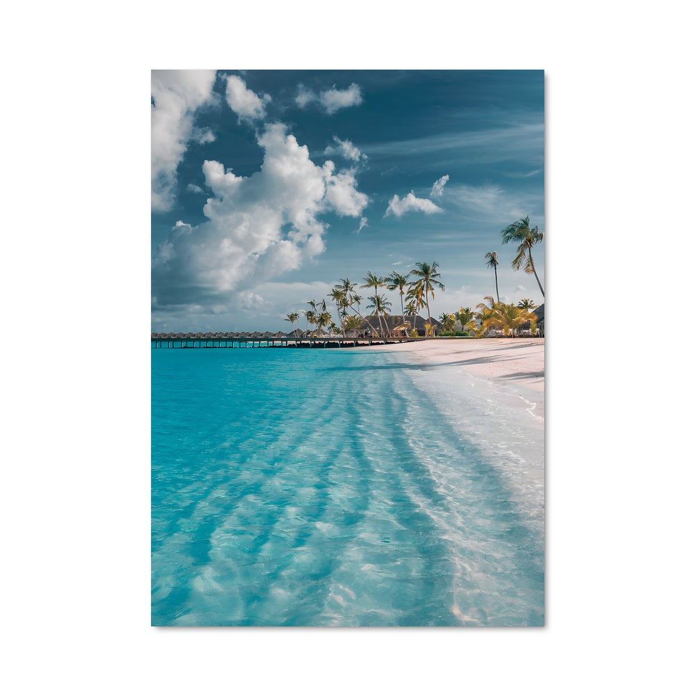Poster Maldives beach 94460