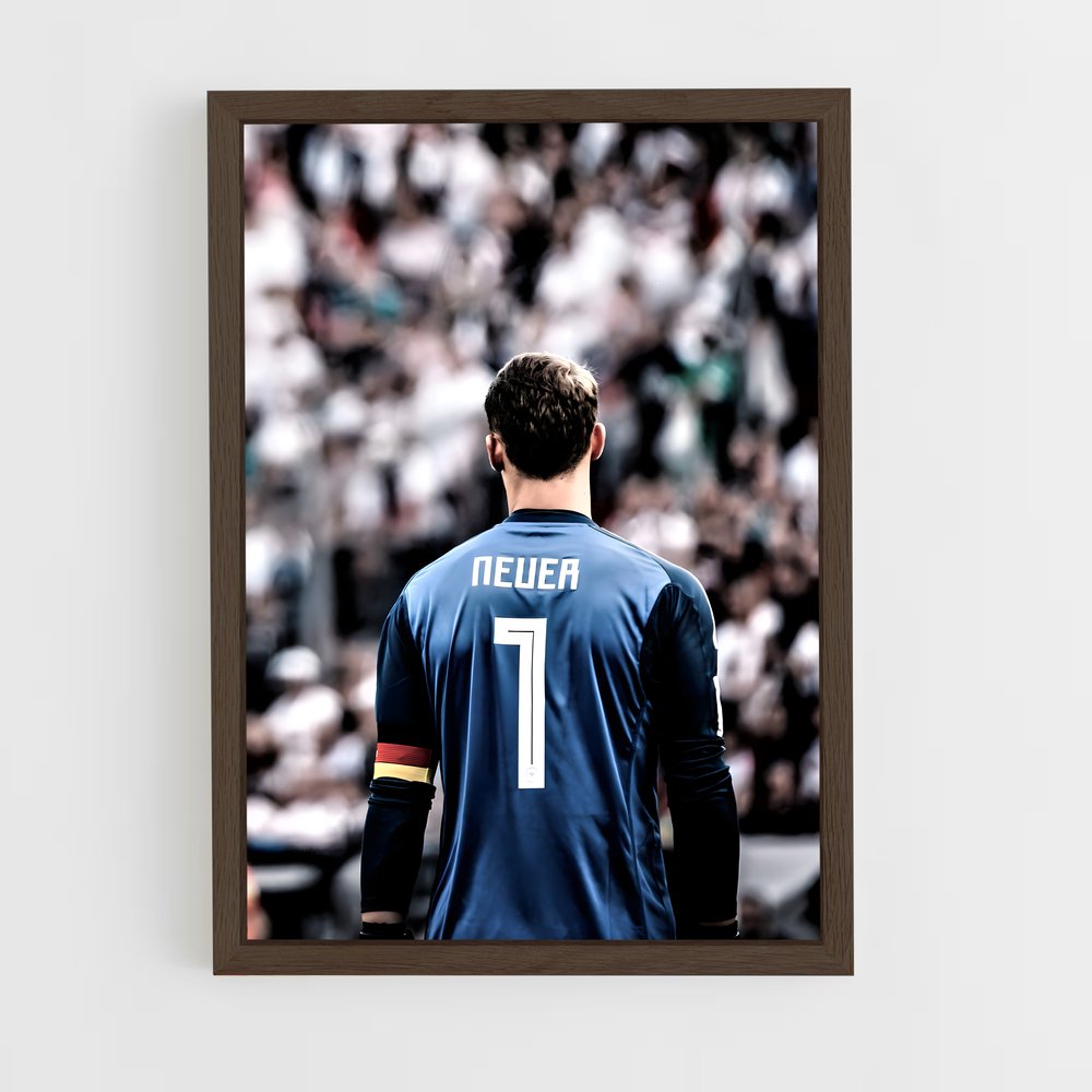 ap-manuel neuer-2 cadre Bois foncé