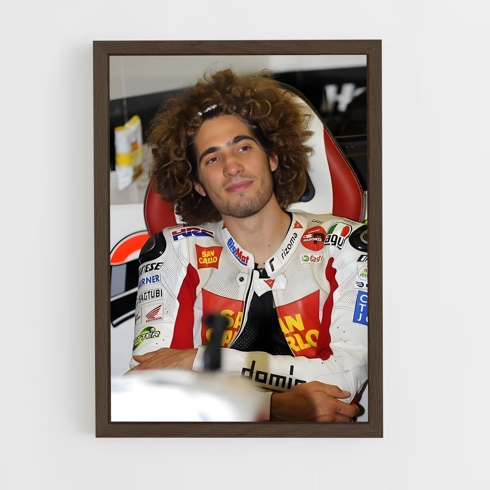 ap-marco simoncelli-1 cadre Bois foncé