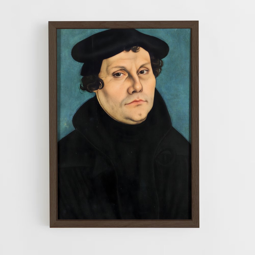 ap-martin luther-1 cadre Bois foncé