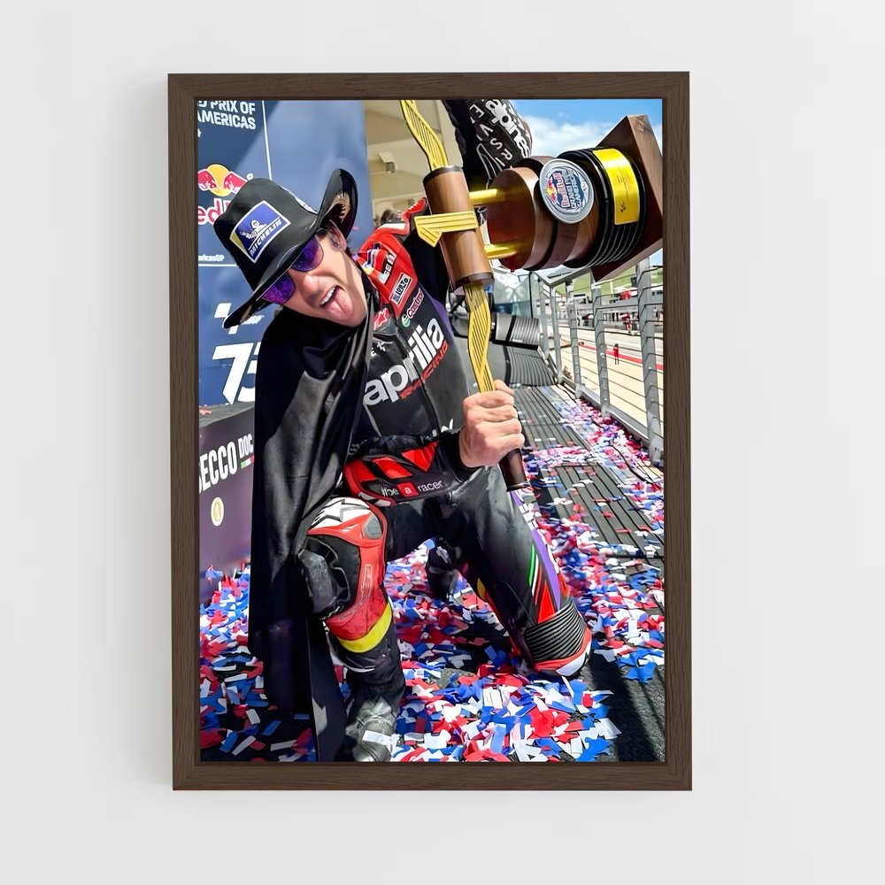 ap-maverick vinales-4 cadre Bois foncé