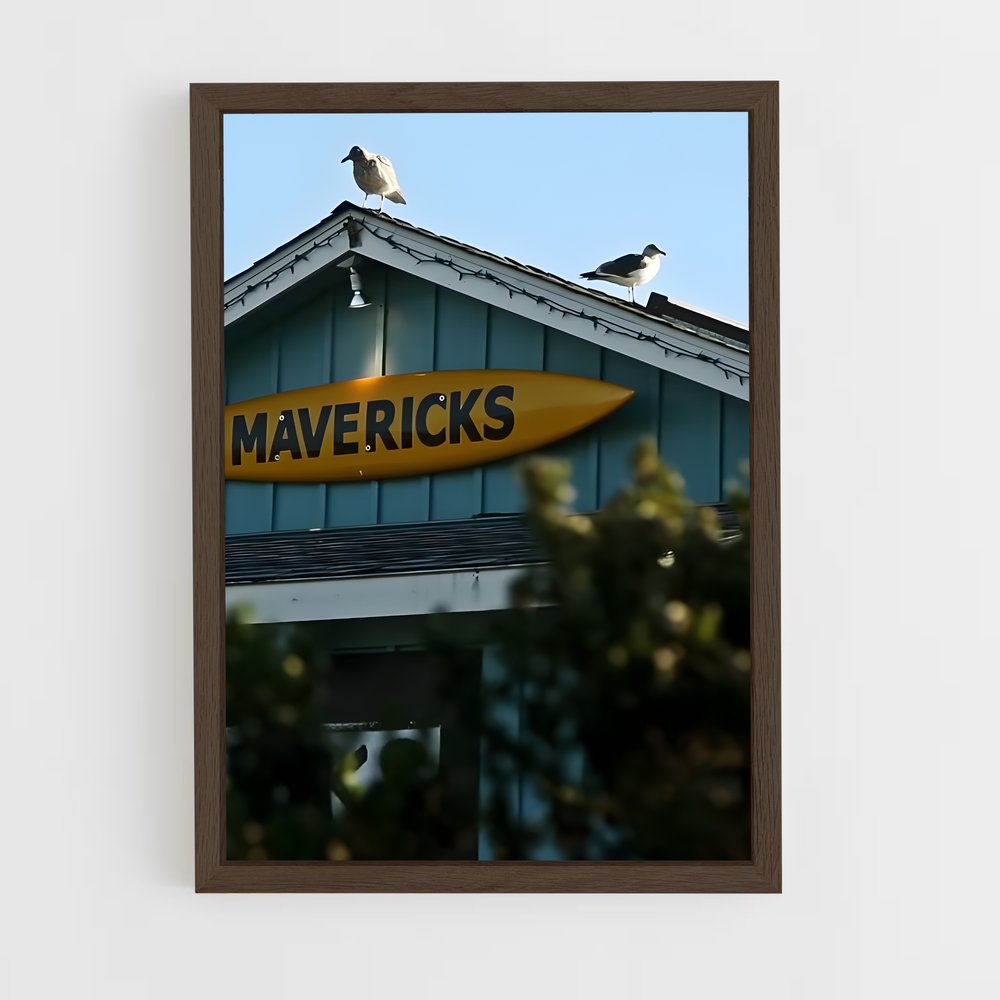 ap-mavericks california-2 cadre Bois foncé
