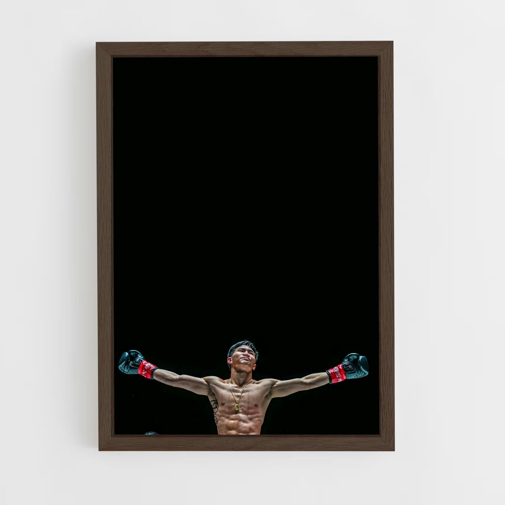 ap-max muay thai-2 cadre Bois foncé