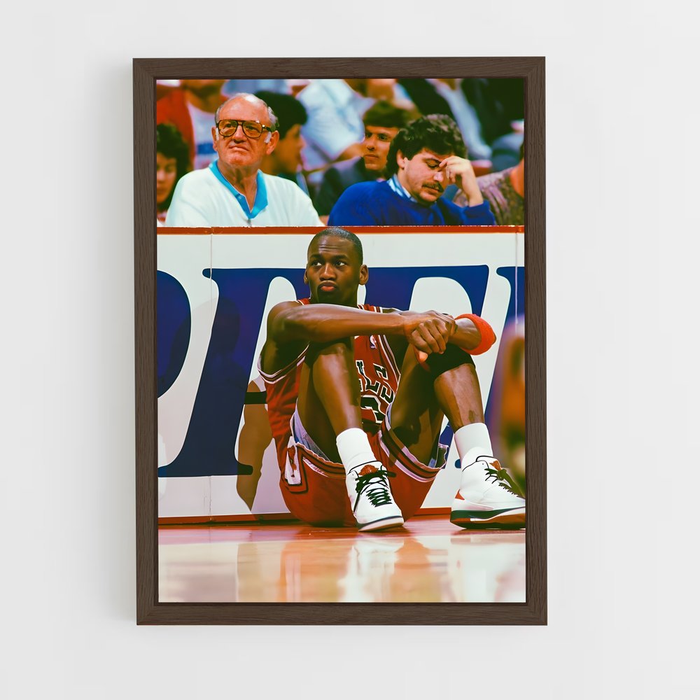ap-michael jordan-13 cadre Bois foncé
