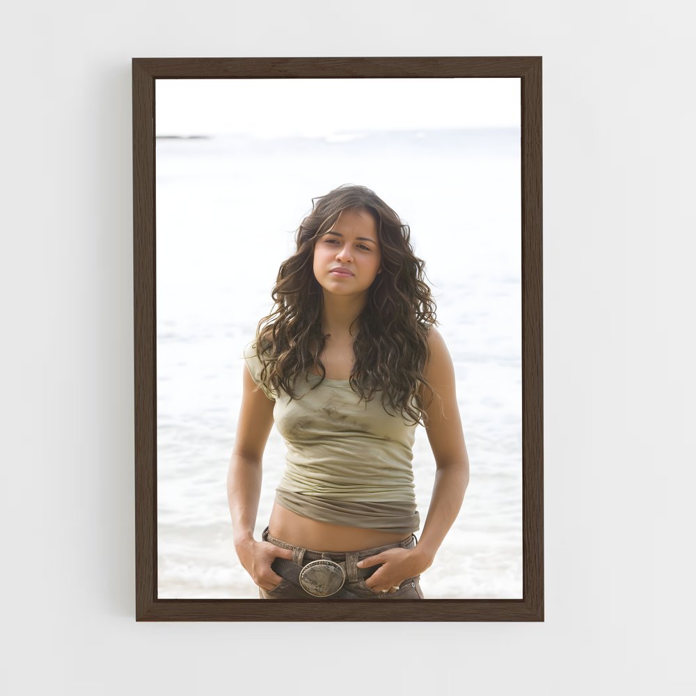 ap-michelle rodriguez-7 cadre Bois foncé