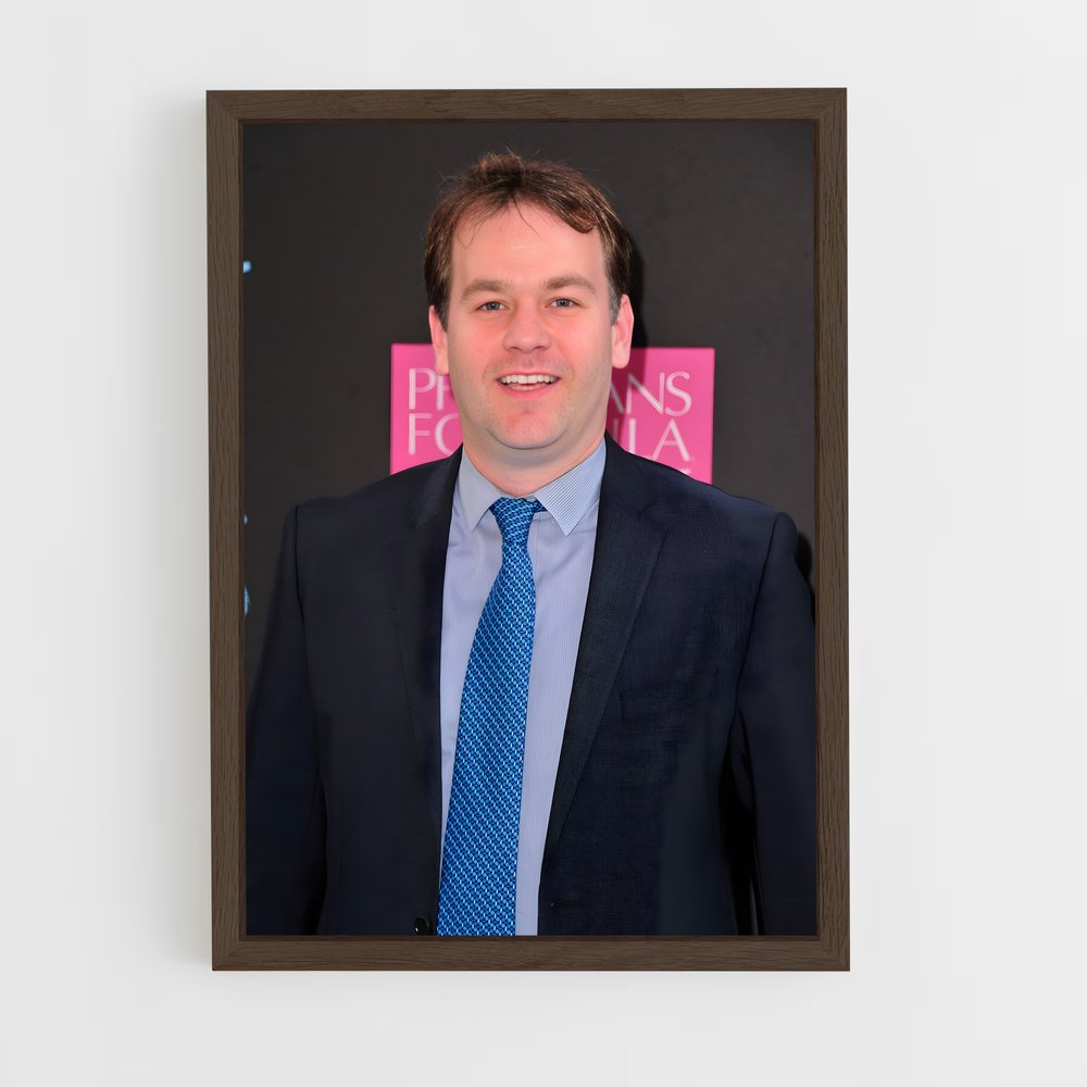 ap-mike birbiglia-1 cadre Bois foncé