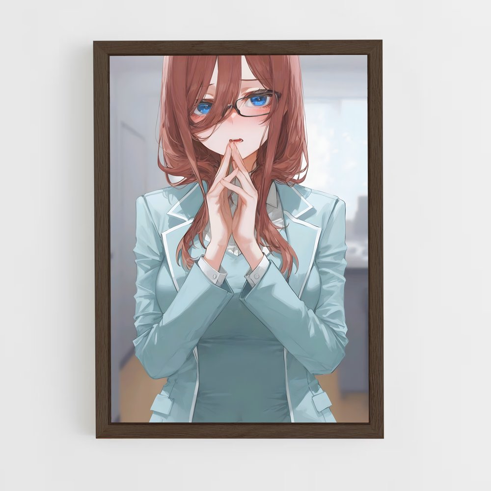 ap-miku nakano-8 cadre Bois foncé