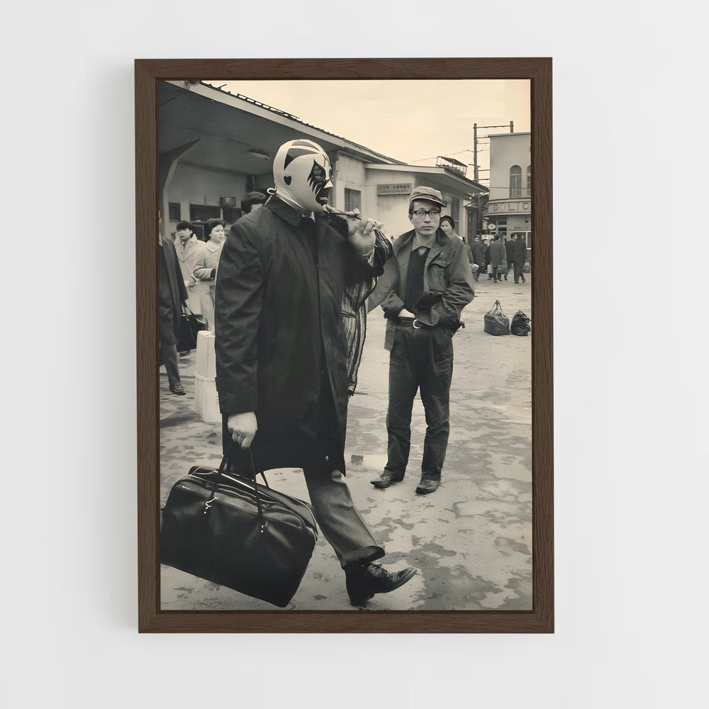ap-mil mascaras-3 cadre Bois foncé
