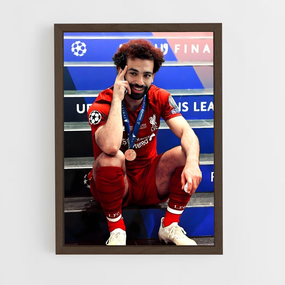 ap-mohamed salah-16 cadre Bois foncé