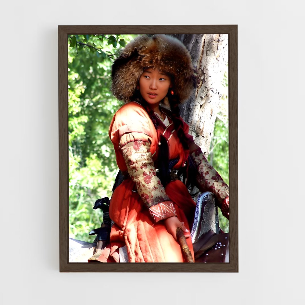 ap-mongolia-8 cadre Bois foncé