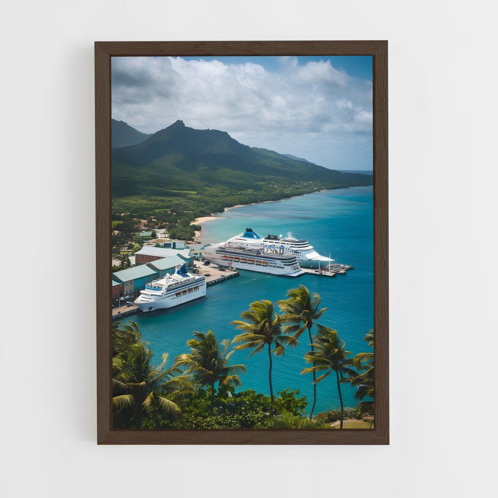 ap-montego bay-2 cadre Bois foncé