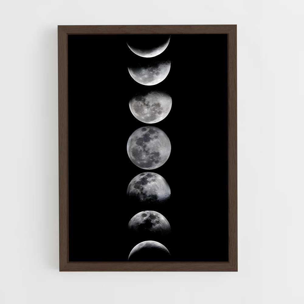 ap-moon phases-1 cadre Bois foncé