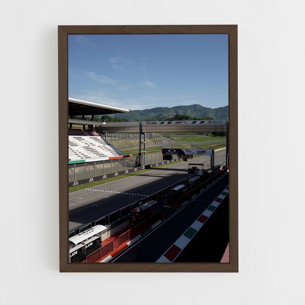 ap-motogp circuits-2 cadre Bois foncé