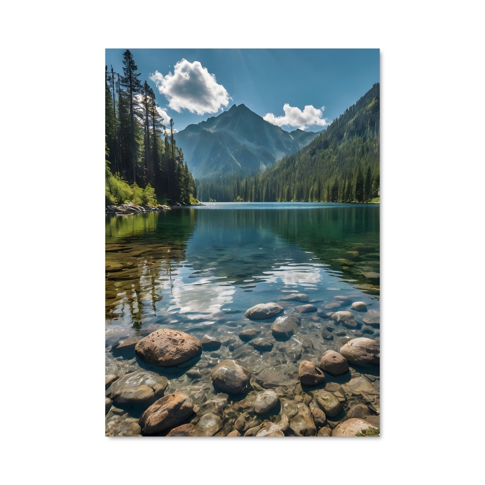 Poster Mountain lake 97048