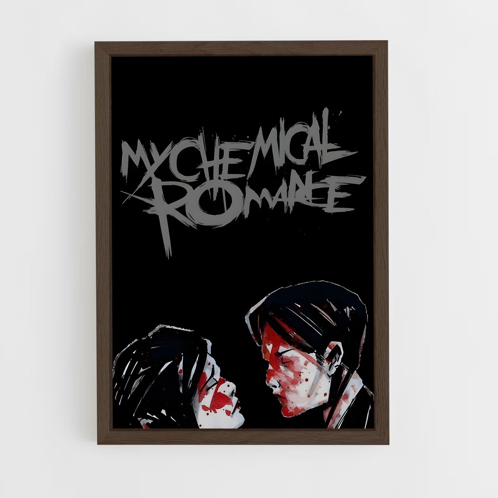 ap-my chemical romance-3 cadre Bois foncé