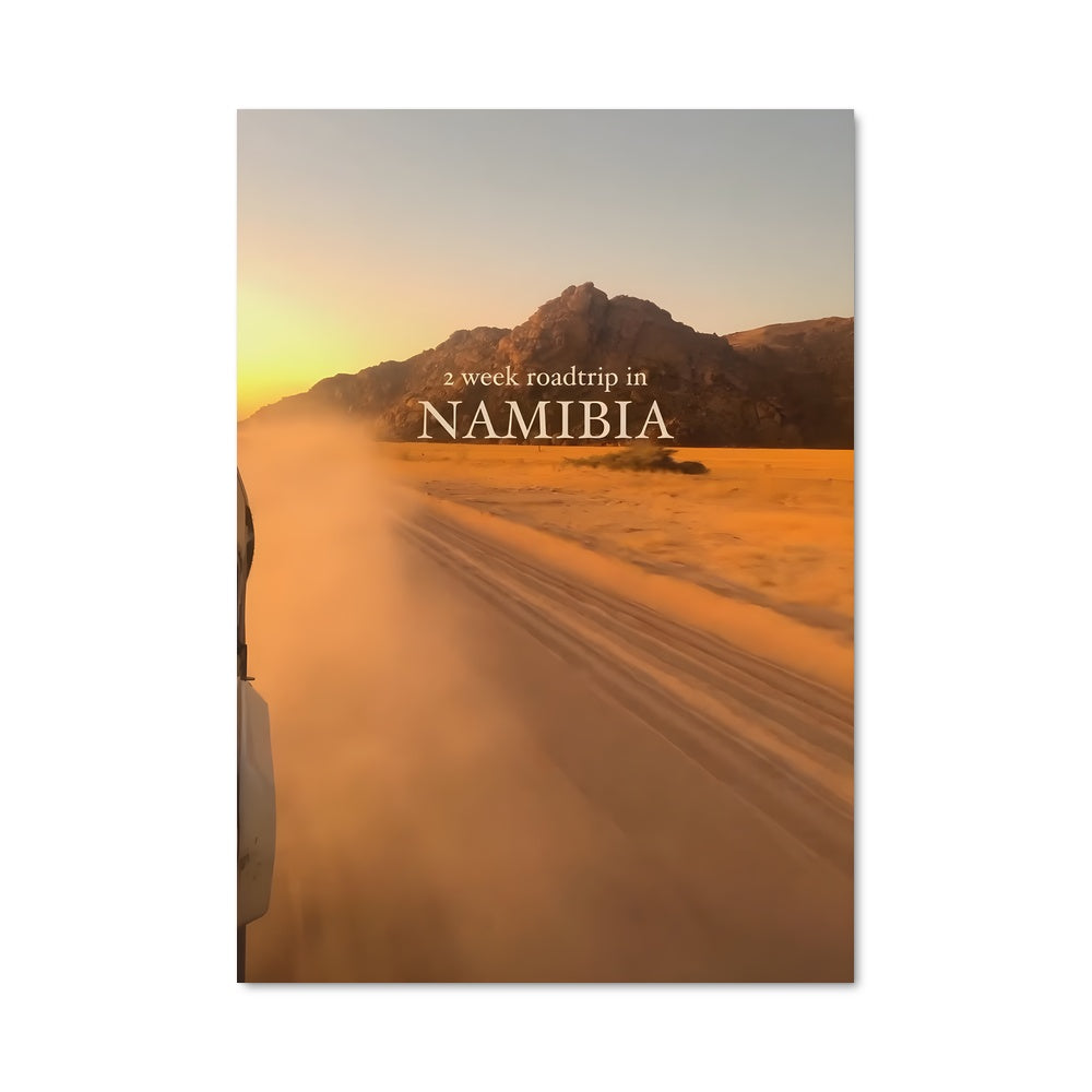 Poster Road Trip Namibien
