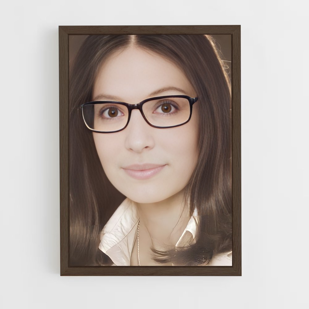ap-nana mouskouri-1 cadre Bois foncé