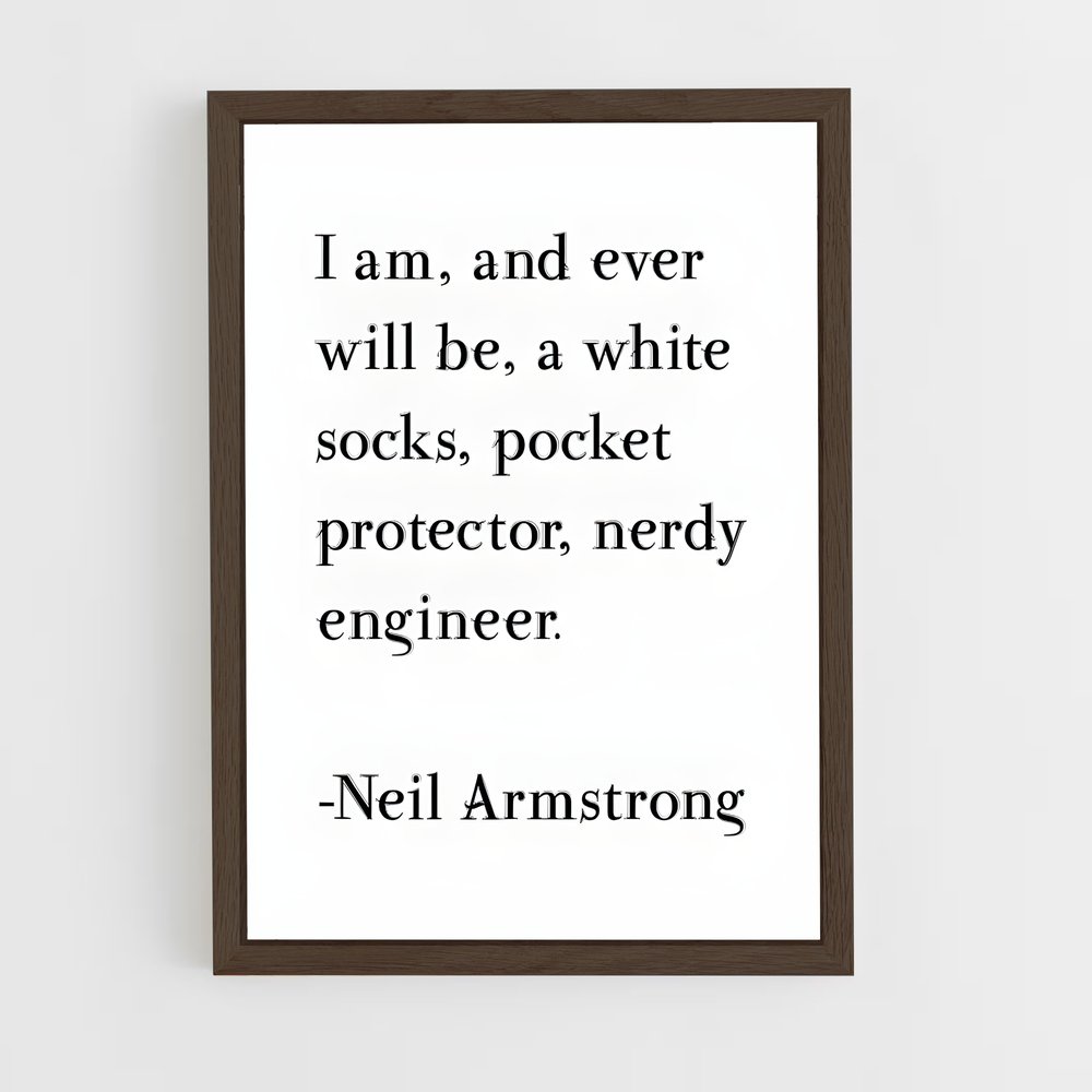 ap-neil armstrong-6 cadre Bois foncé