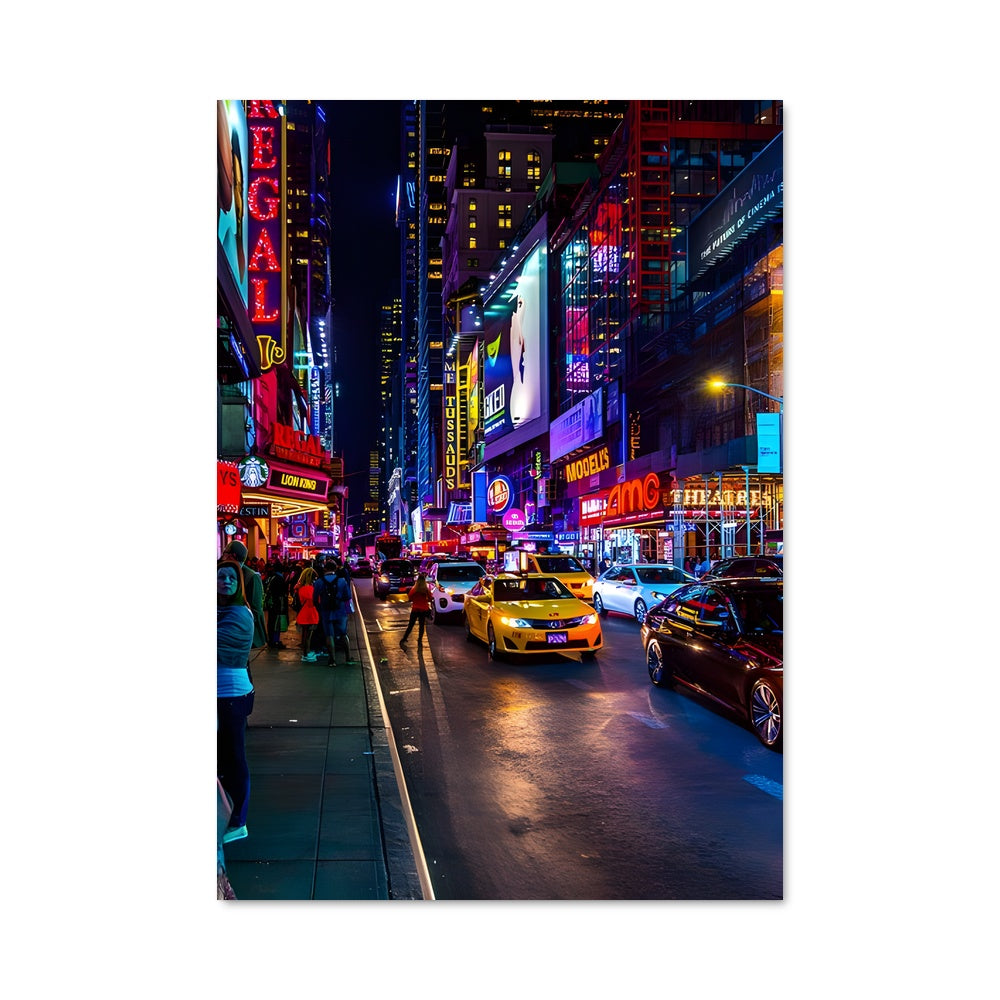 Poster Lumières de Times Square