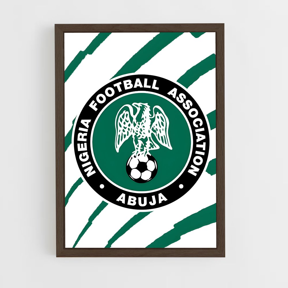 ap-nigeria national football team-2 cadre Bois foncé