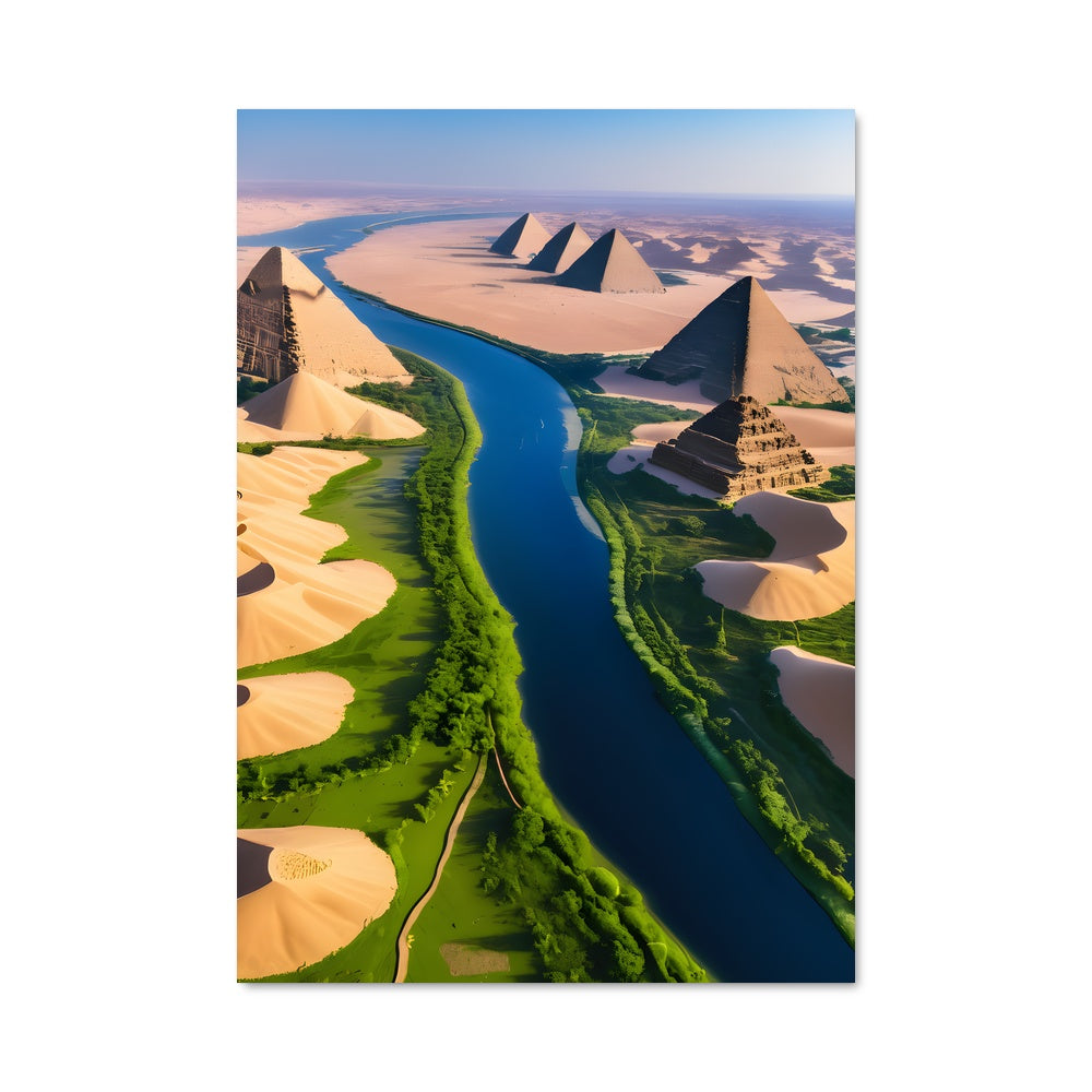 Poster Rivières Azurées