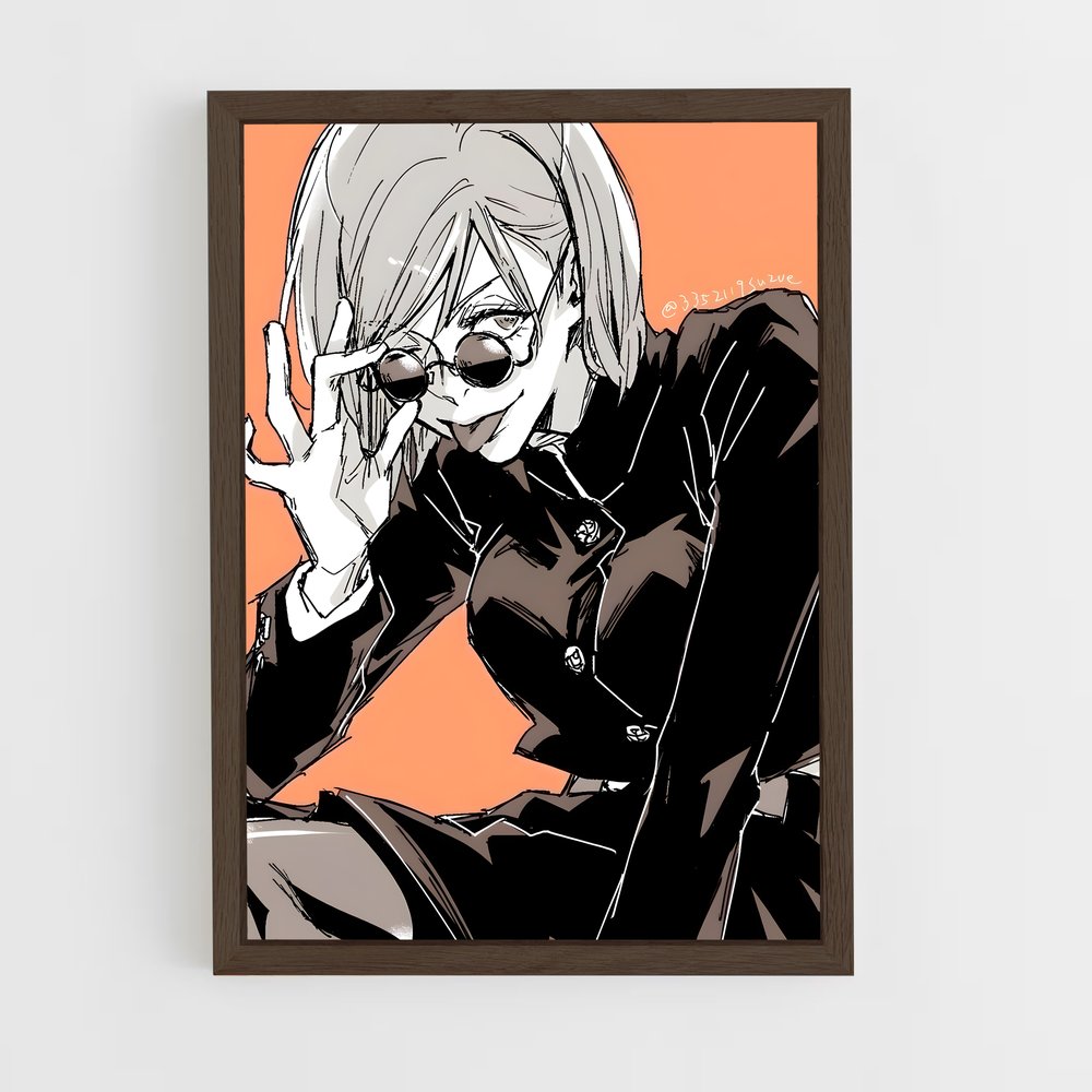 ap-nobara kugisaki-3 cadre Bois foncé