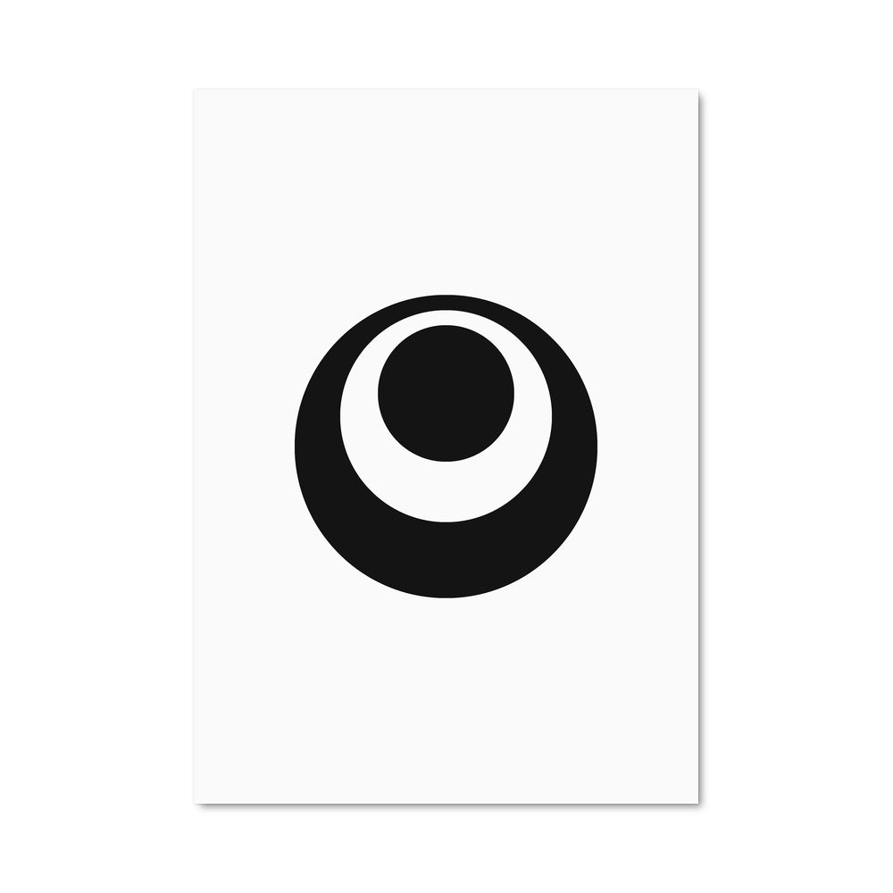 Poster Okinawe Noir et Blanc