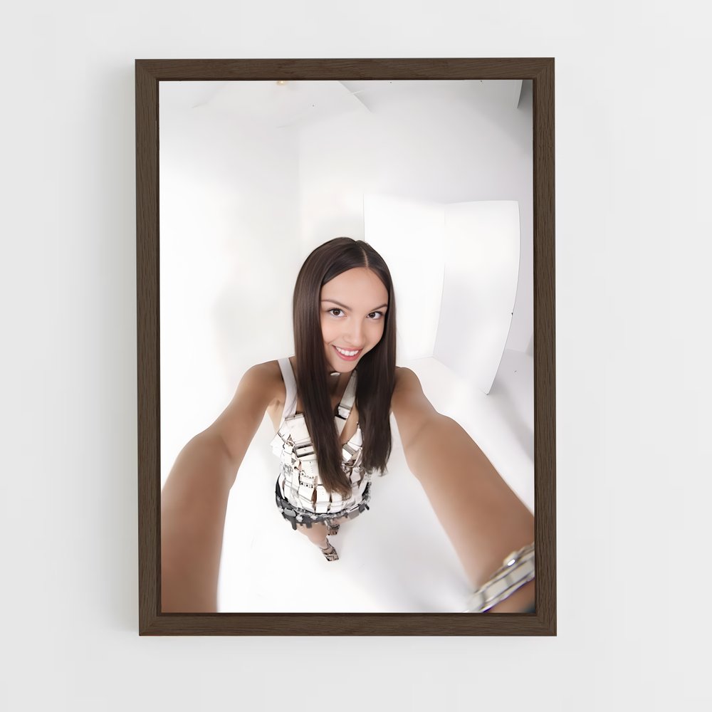ap-olivia rodrigo-1 cadre Bois foncé