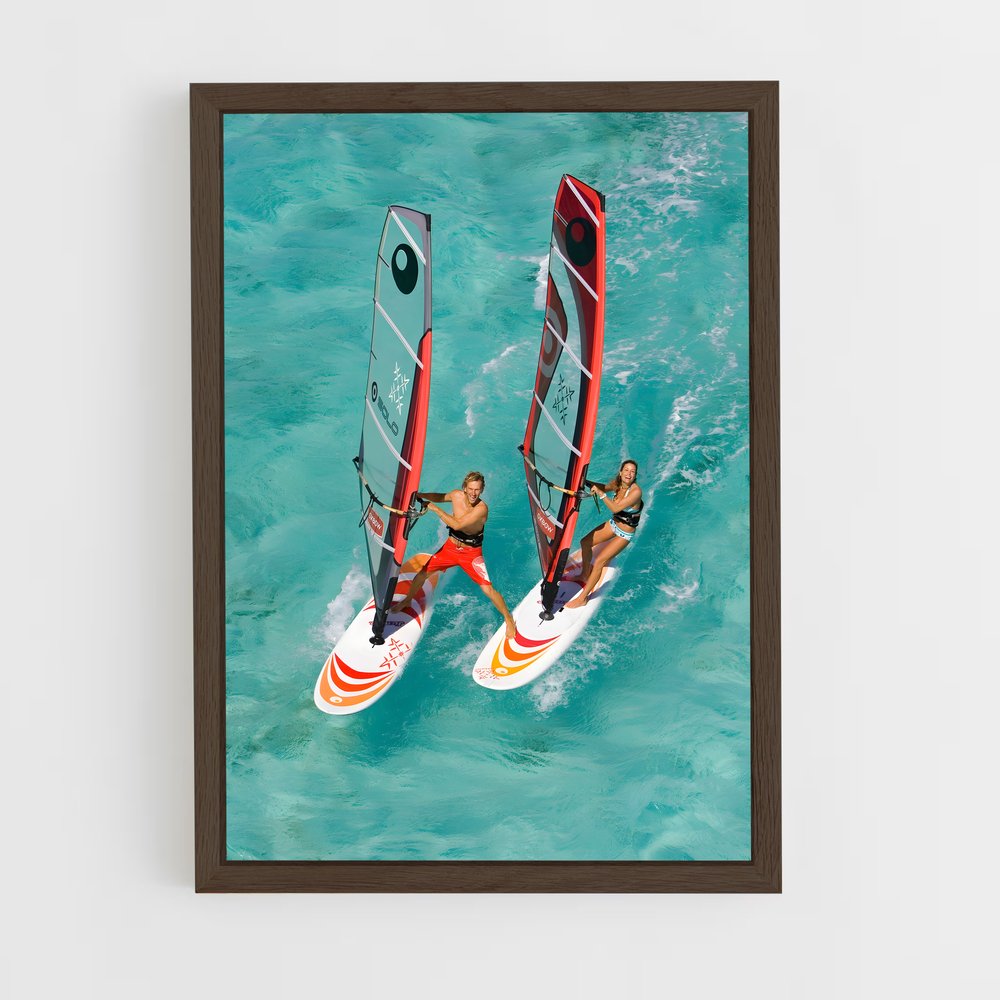 ap-olympics windsurfing-3 cadre Bois foncé