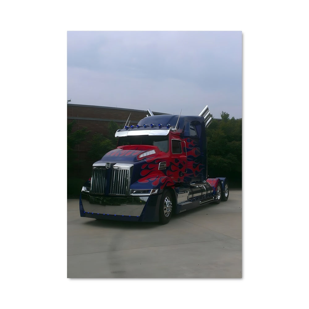Poster Optimus prime truck 81382