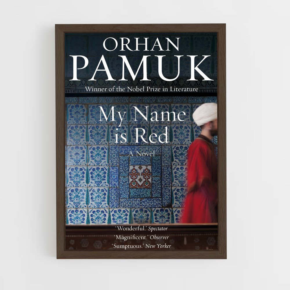 ap-orhan pamuk-3 cadre Bois foncé