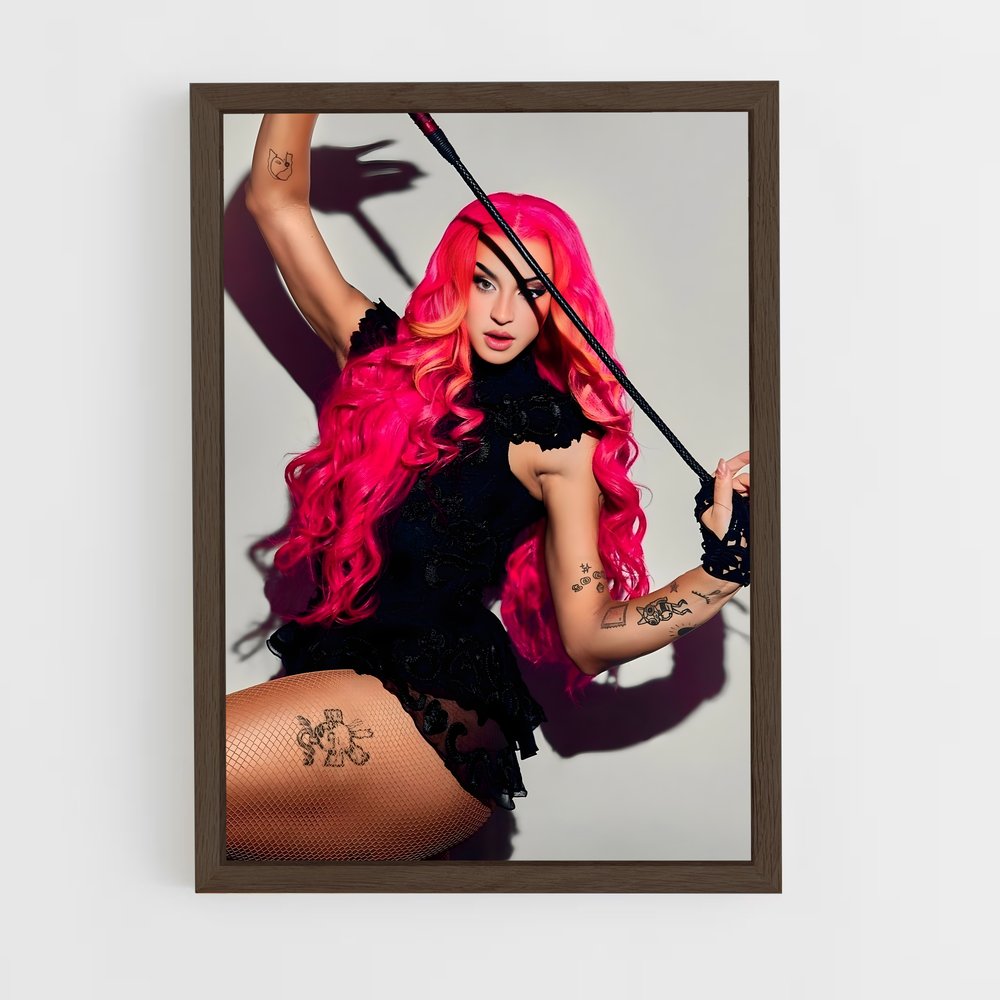 ap-pabllo vittar-4 cadre Bois foncé
