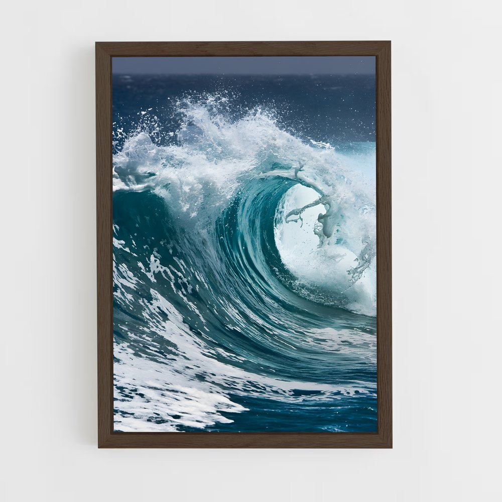 ap-pacific ocean-15 cadre Bois foncé