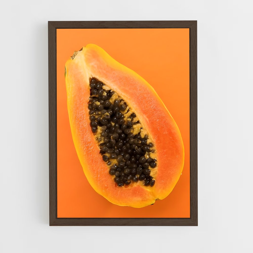 ap-papaya-6 cadre Bois foncé
