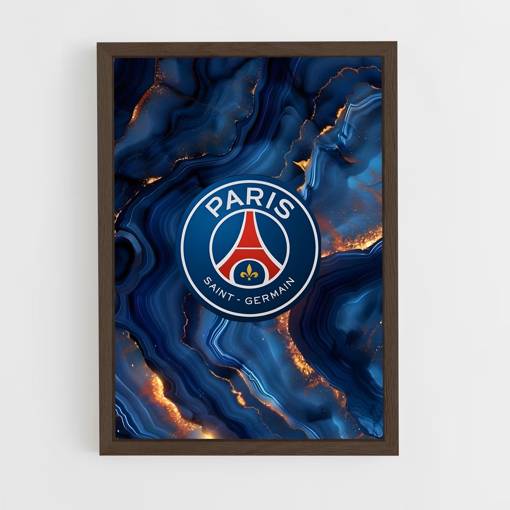 ap-paris saint-germain fc-3 cadre Bois foncé