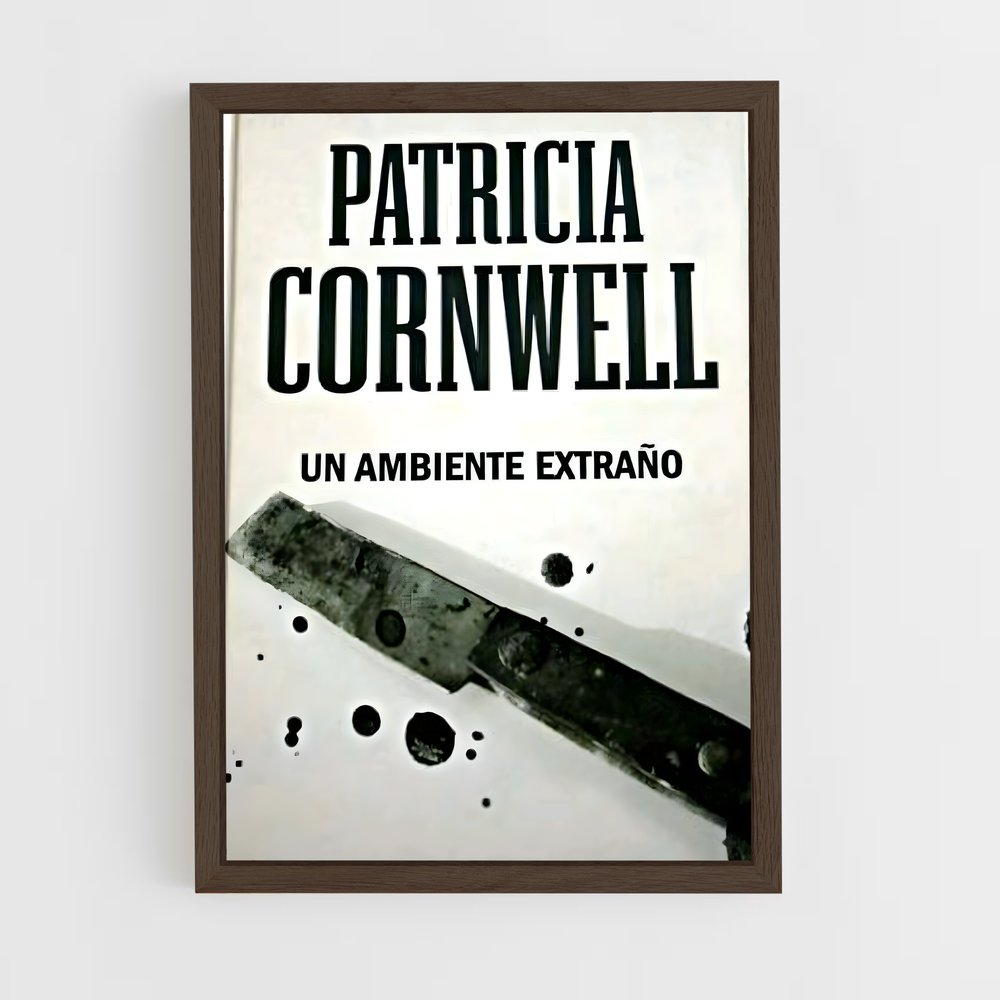 ap-patricia cornwell-1 cadre Bois foncé