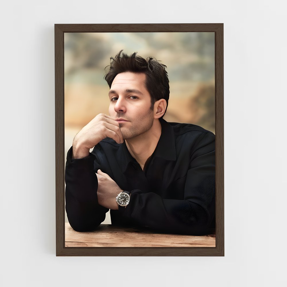 ap-paul rudd-2 cadre Bois foncé