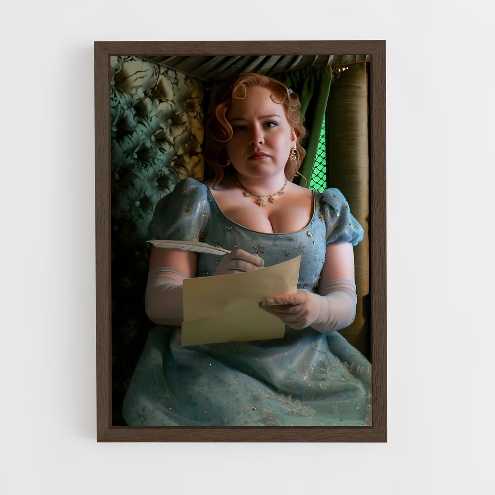 ap-penelope featherington-4 cadre Bois foncé