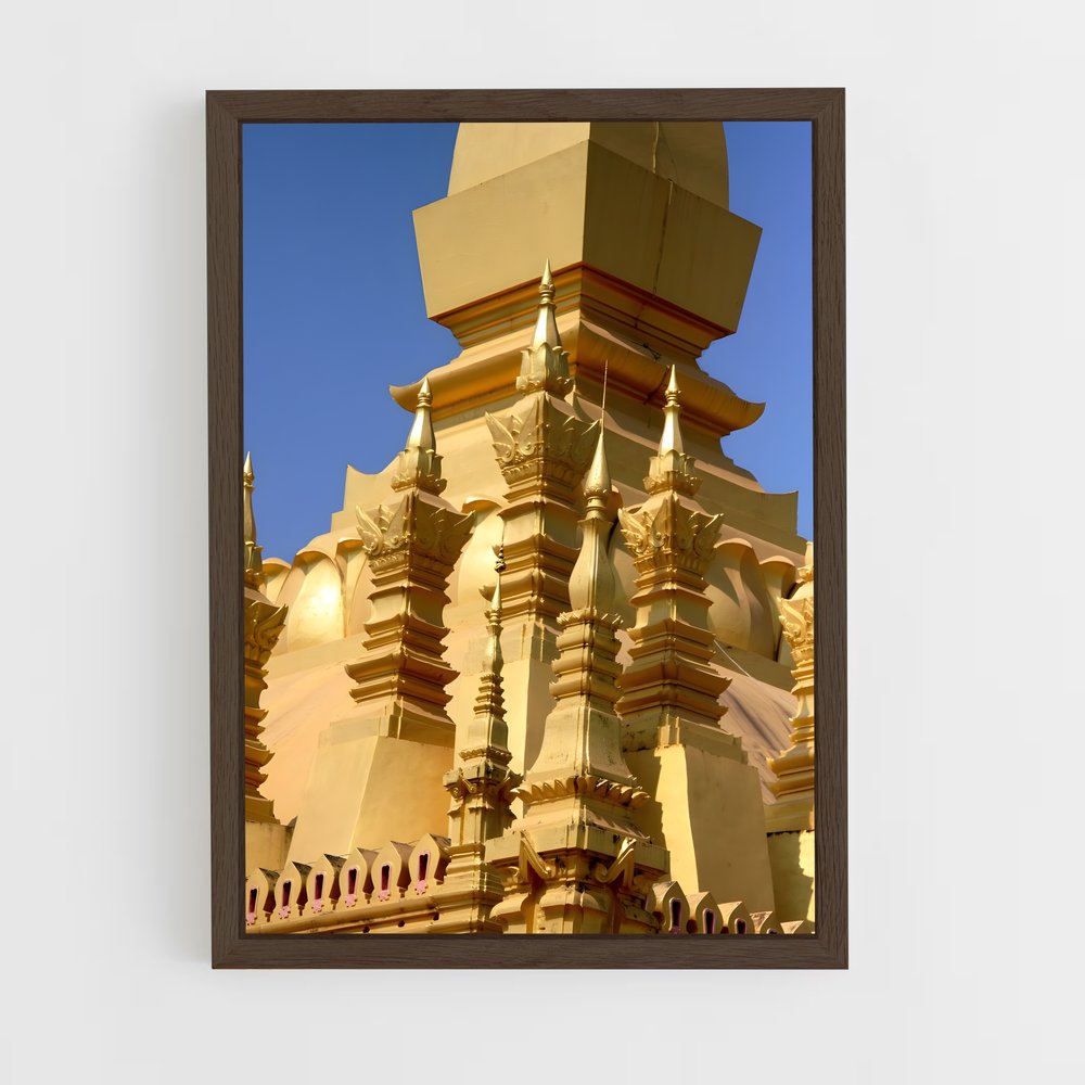 ap-pha that luang-3 cadre Bois foncé