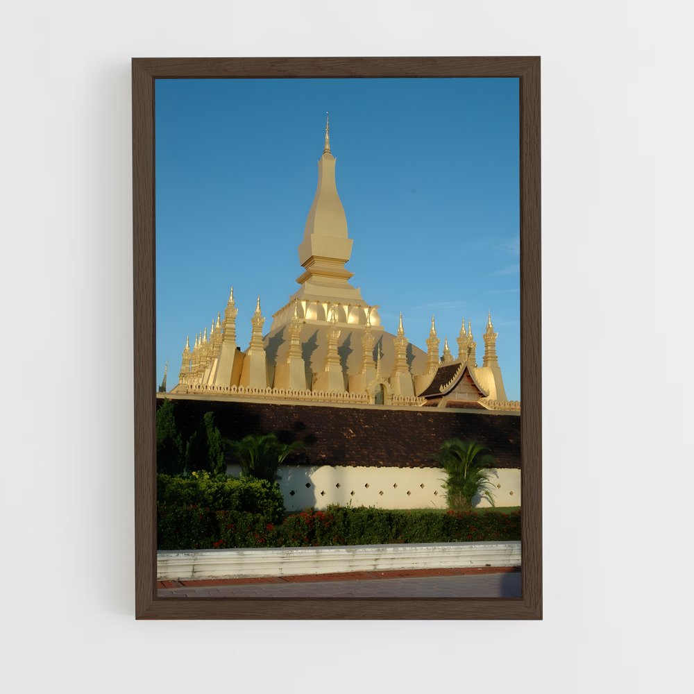 ap-pha that luang-4 cadre Bois foncé