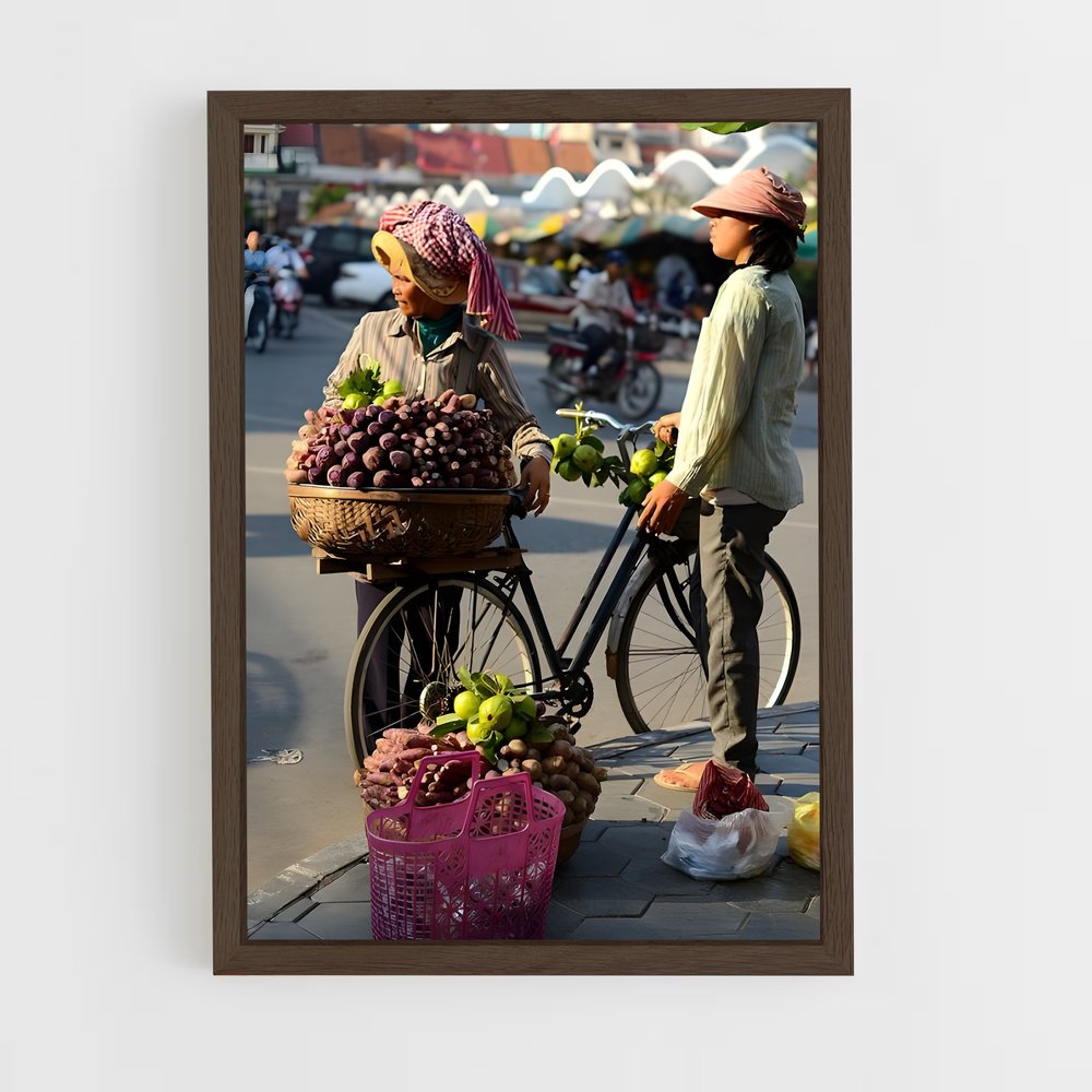 ap-phnom penh-6 cadre Bois foncé