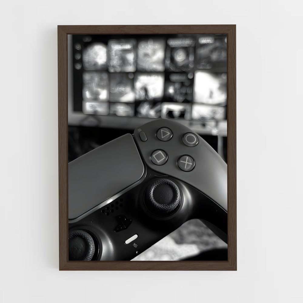 ap-playstation-8 cadre Bois foncé