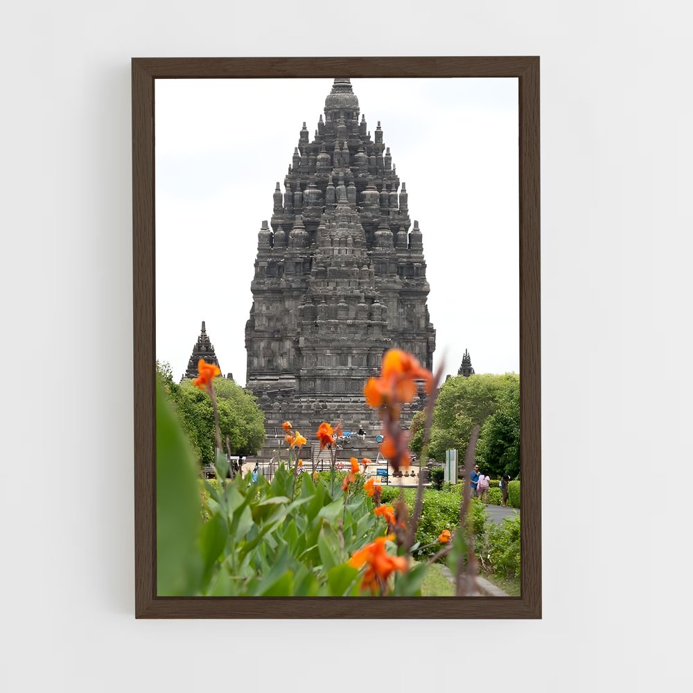 ap-prambanan-3 cadre Bois foncé
