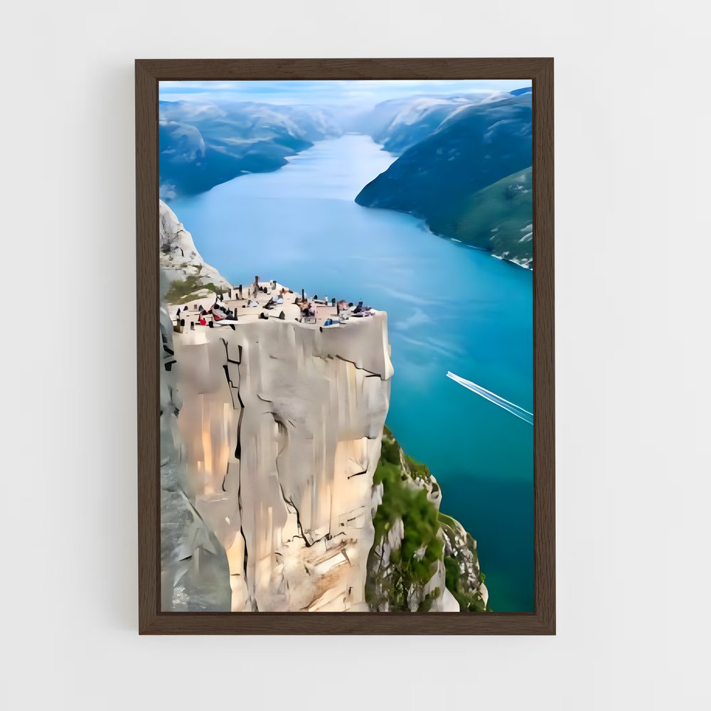 ap-preikestolen-1 cadre Bois foncé