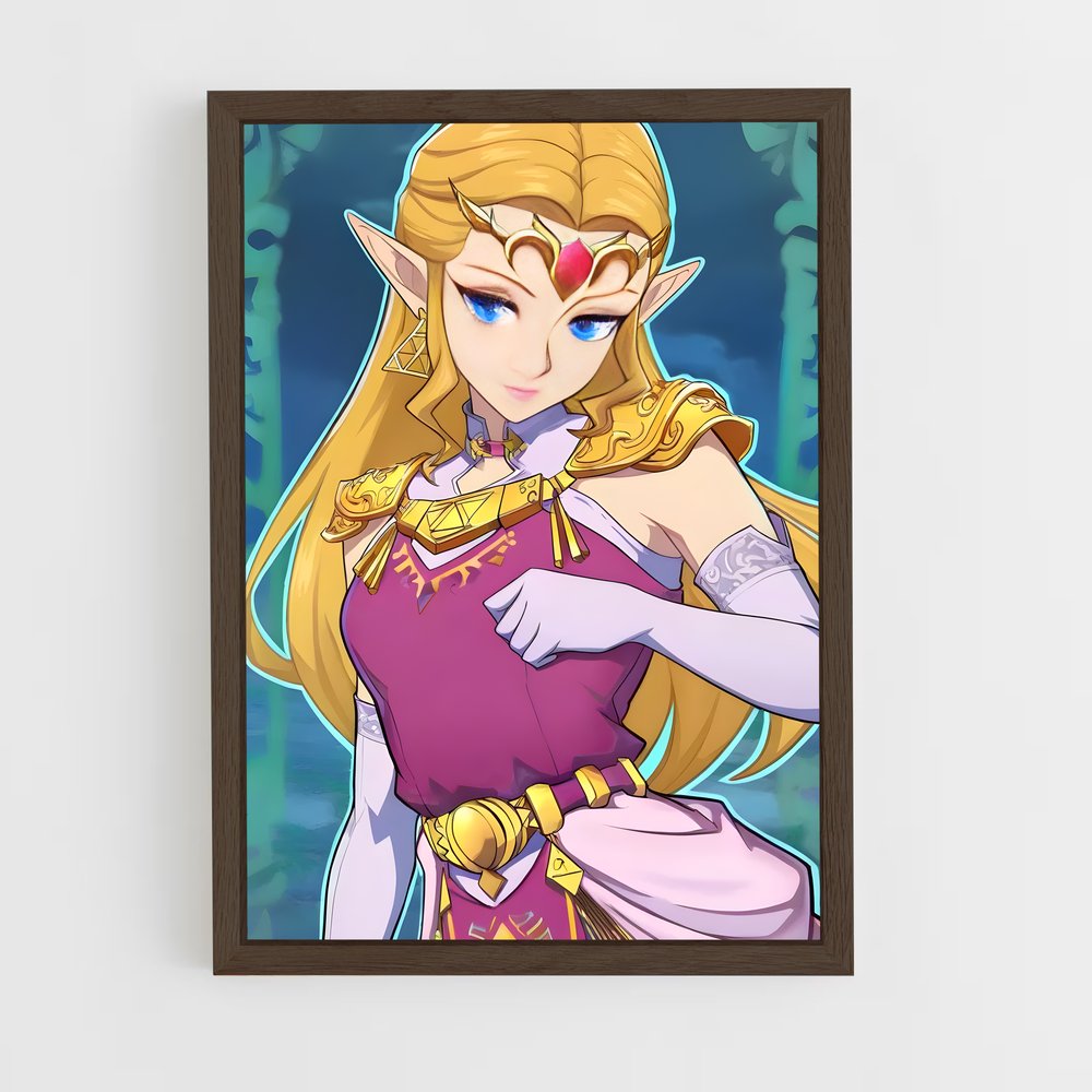 ap-princess zelda-1 cadre Bois foncé